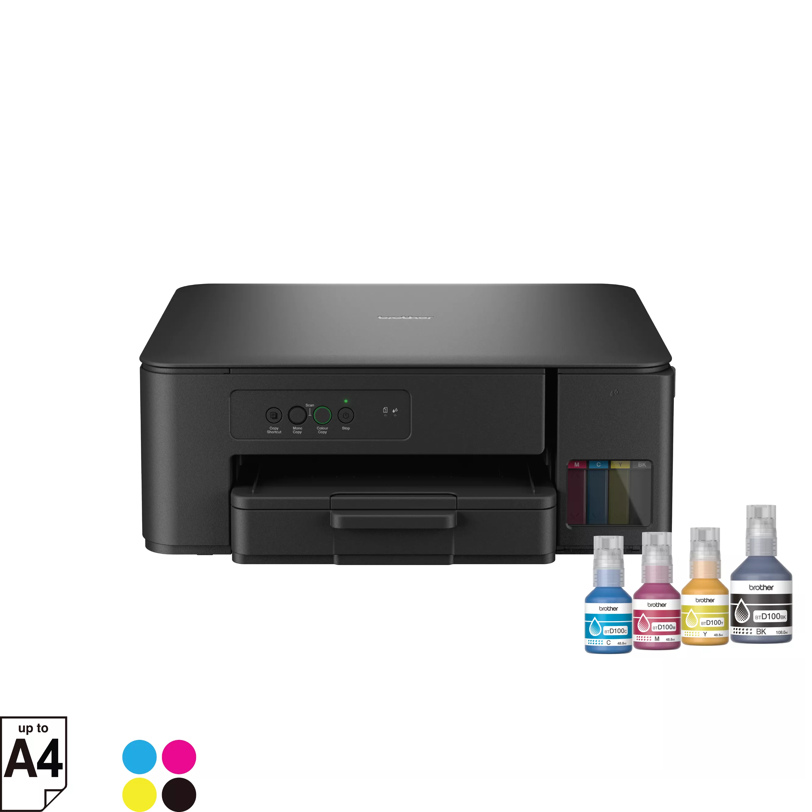 Brother DCP-T230 Ink Tank Printer Front View