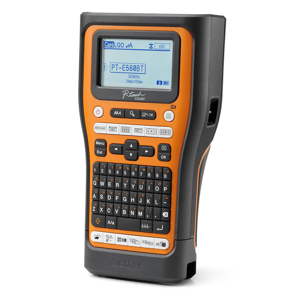 Brother PT-E560BTVP Label Printer (Label Maker) Left Side View