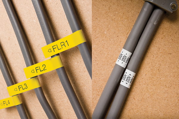 Combined Cable Flag and Cable Wrap