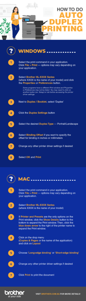how to do auto duplex printing