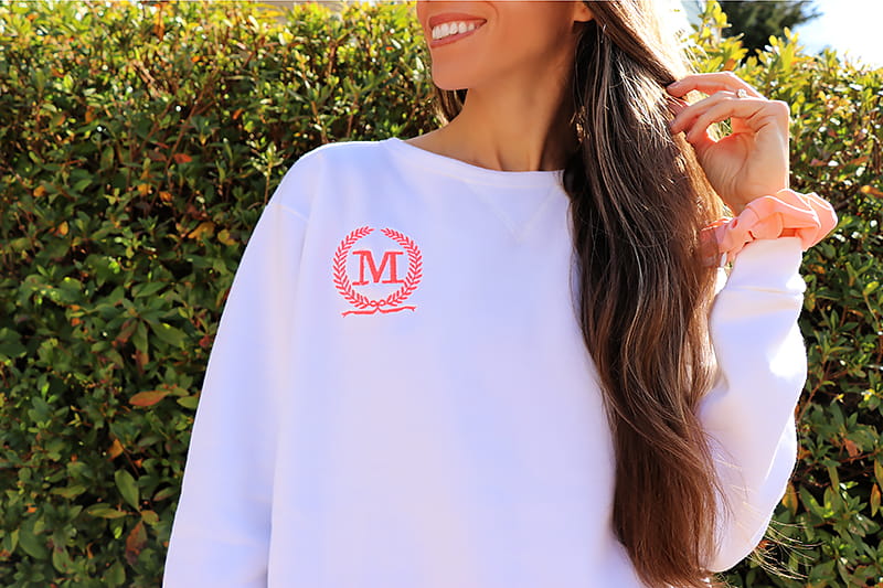 Monogrammed Sweatshirts FINAL-TWO