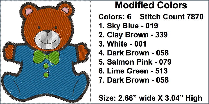 Baby Bear Bib ONE-B-1