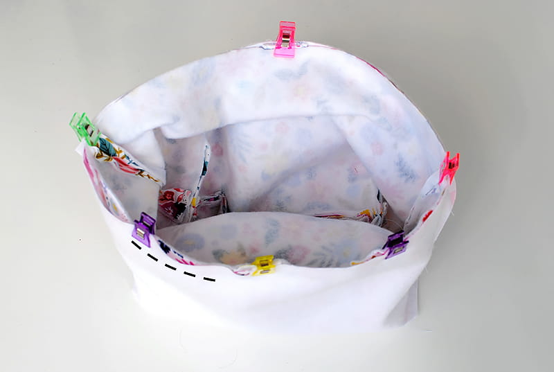 Fabric Easter Basket TWELEVE-4