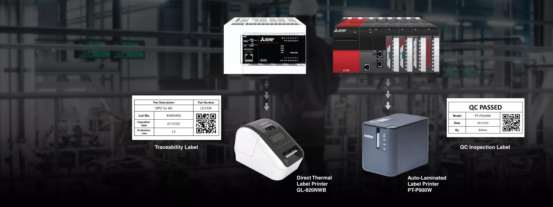 Print from PLC Banner