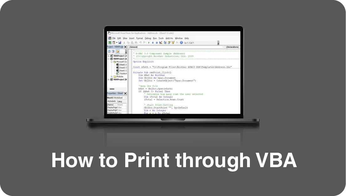 How Print Through VBA