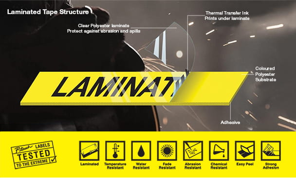 Durable Laminated Label for Asset Management A