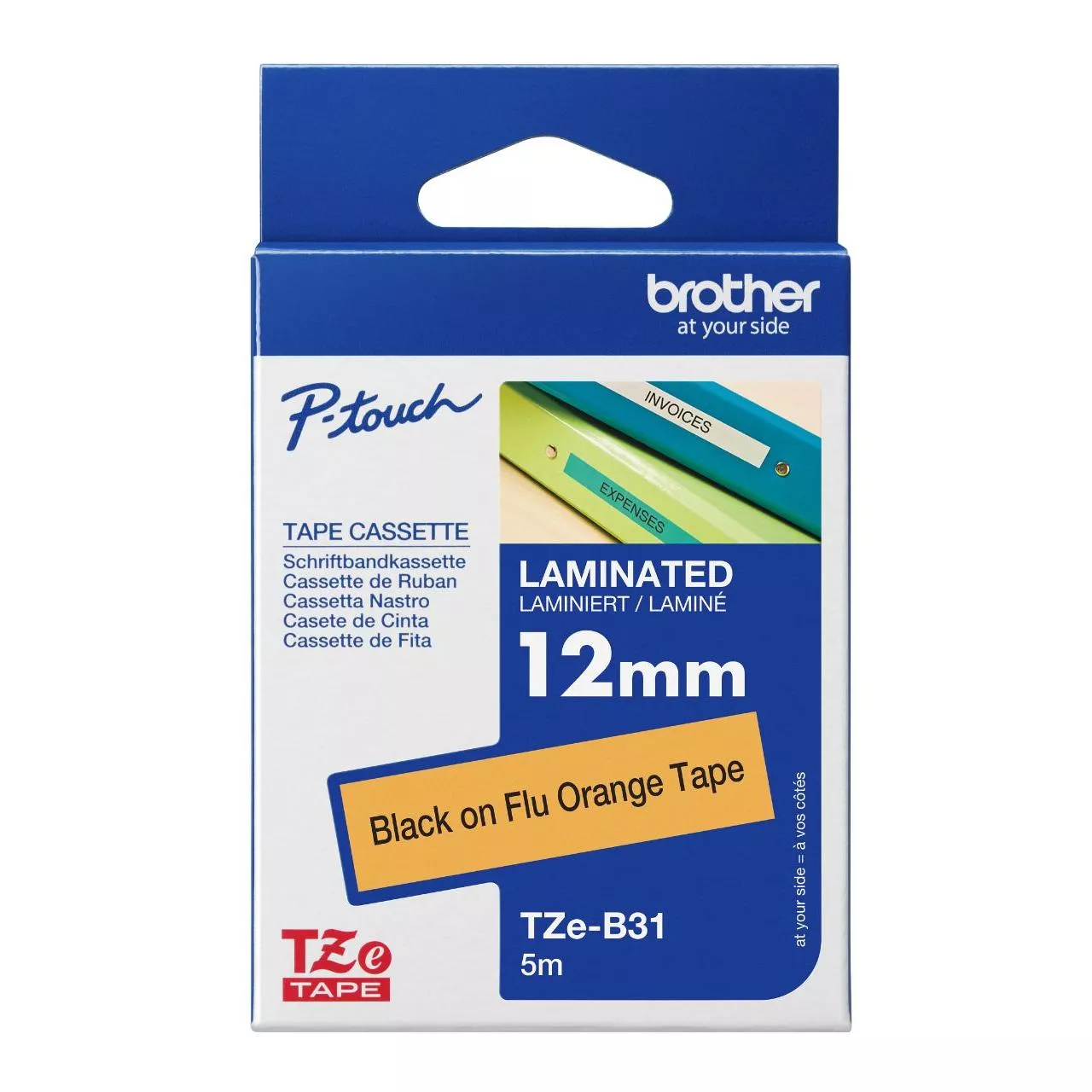 Brother TZe-B31 Genuine Label Printer (Label Maker) Tape 1