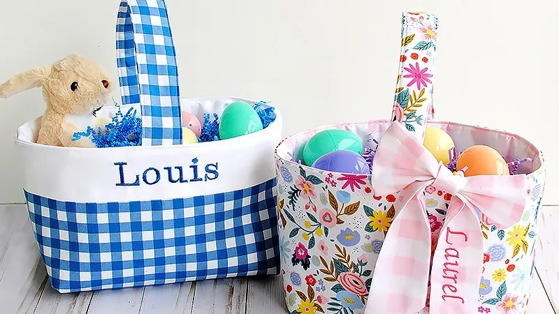 Sew a Fabric Easter Basket