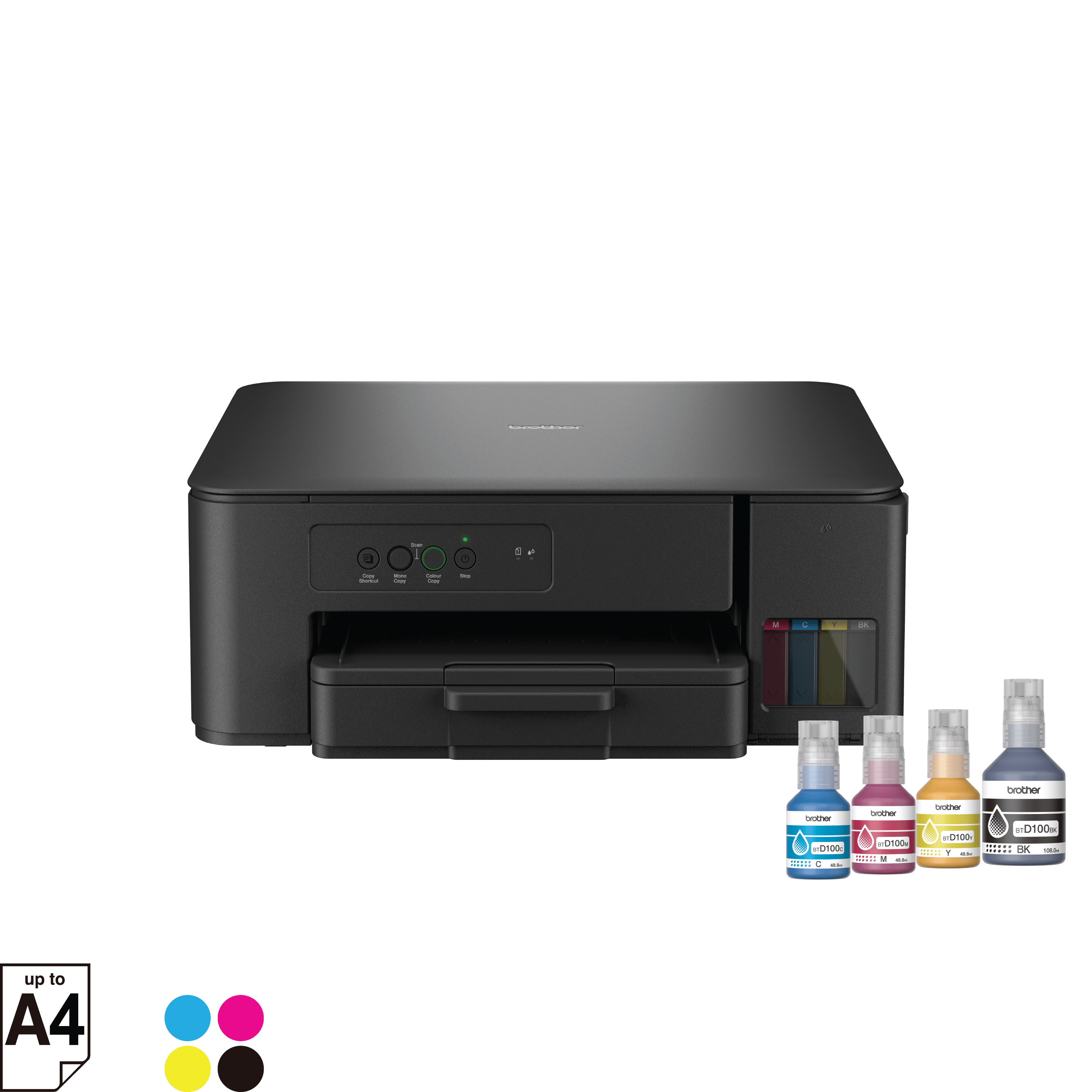 Brother DCP-T230 Ink Tank Printer Front View