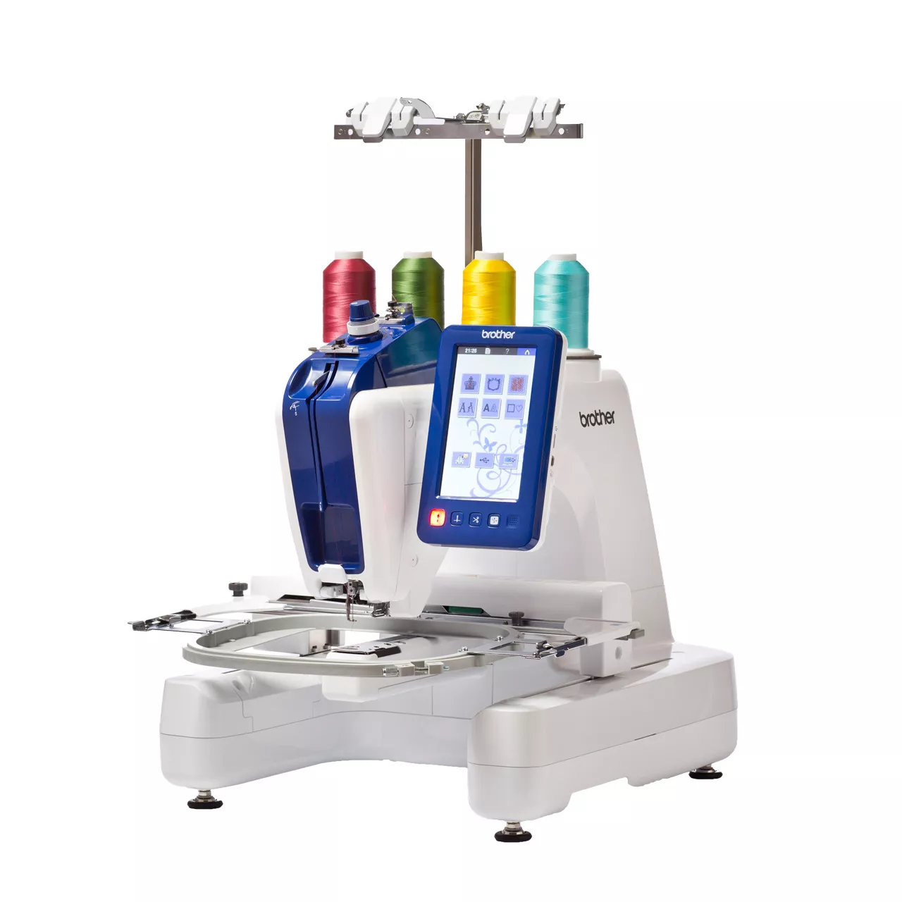 Brother VR Commercial Embroidery Machine – left-side view