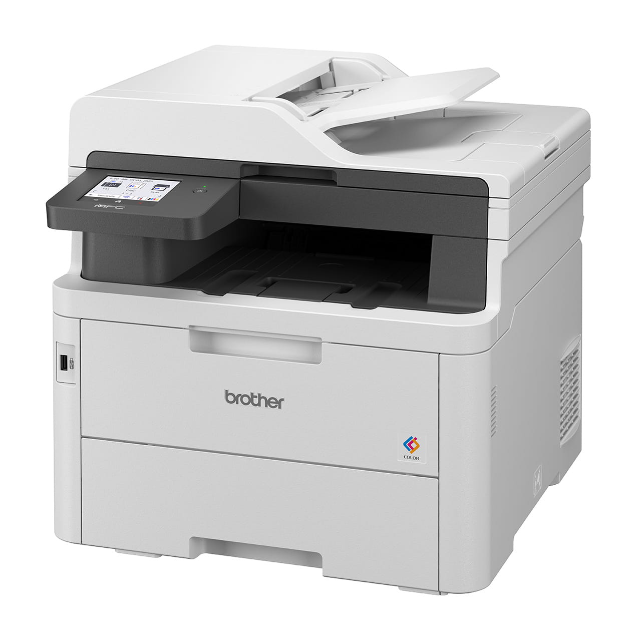 Brother MFC-L3760CDW Colour Laser Printer Left Side View