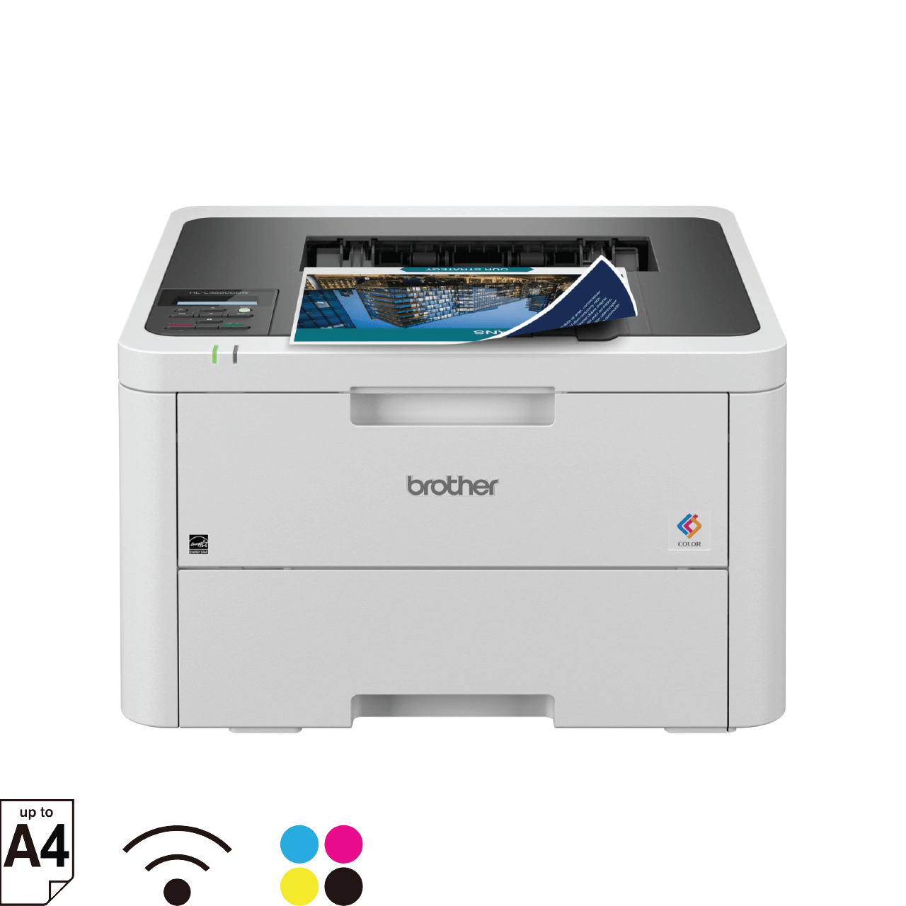 Brother HL-L3220CDW Colour Laser Printer Front View