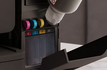 Brother DCP-T230 Multifunction Ink Tank Printer | Print Speed Up to 16.0 (Mono) / Up to 9.0 (Colour) ipm | Resolution. Up to 1200 x 6000 dpi | 1 year parts replacement warranty Precise and hassleless refilling