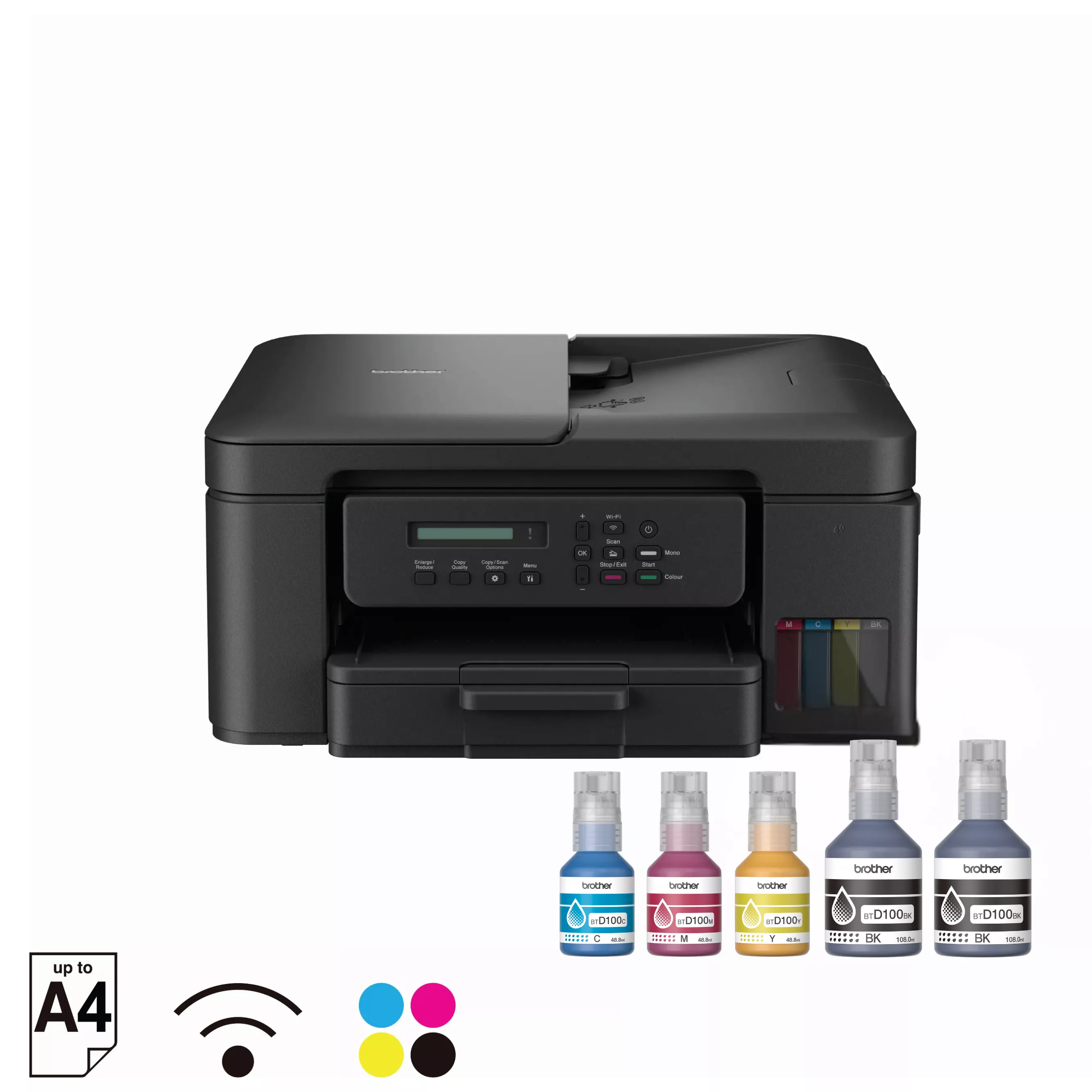 Brother DCP-T730DW Ink Tank Printer Front View