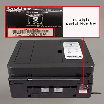 Printer-serial-number