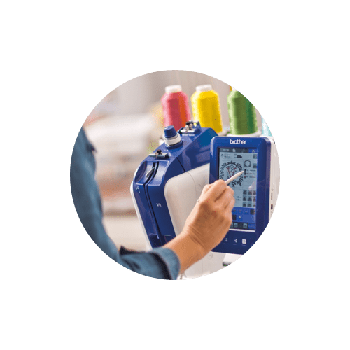Large Colour LCD Touch Screen